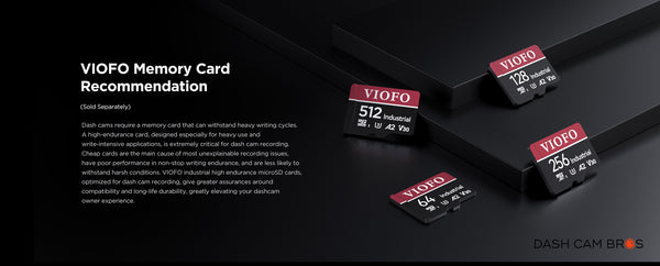 VIOFO A229 ULTRA-W 2CH | 4K+4K 2CH Exterior Waterproof Smart Dash Cam