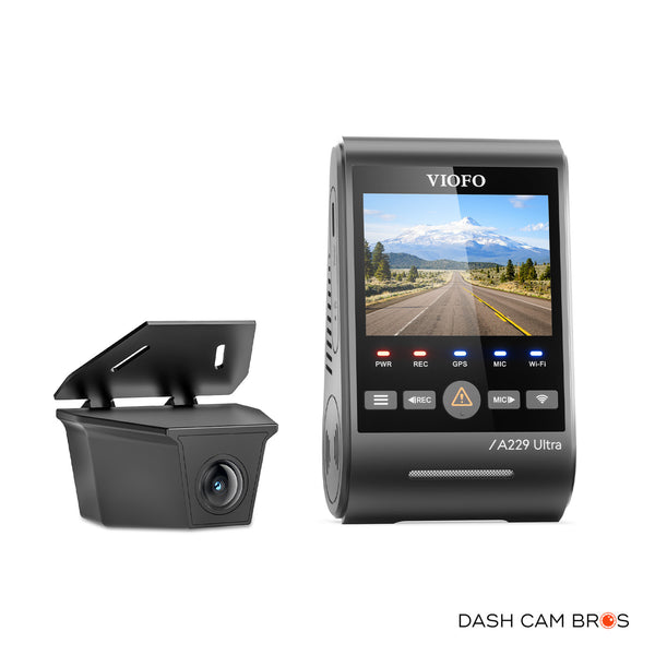 VIOFO A229 ULTRA-W 2CH | 4K+4K 2CH Exterior Waterproof Smart Dash Cam