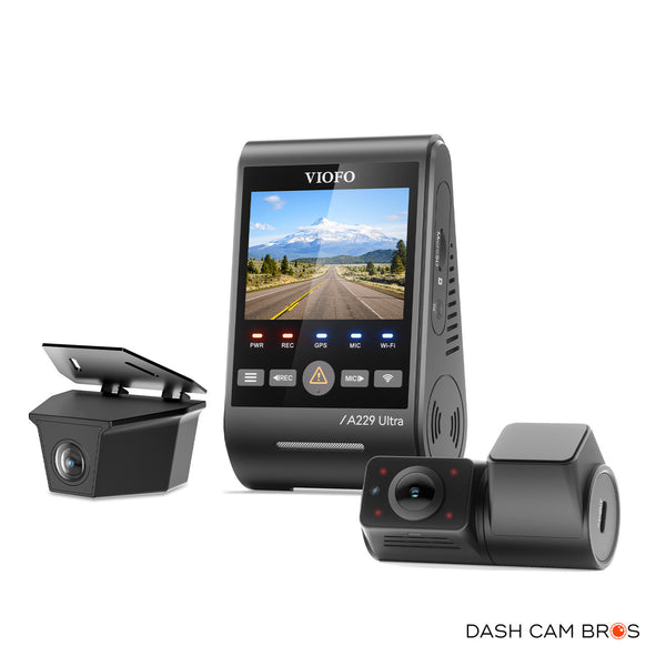 VIOFO A229 ULTRA-W 3CH | 4K+4K+HD 3CH Smart Waterproof Dash Cam