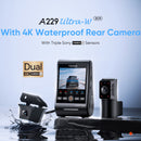 VIOFO A229 ULTRA-W 3CH | 4K+4K+HD 3CH Smart Waterproof Dash Cam - DashCam Bros