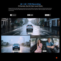 VIOFO A229 ULTRA-W 3CH | 4K+4K+HD 3CH Smart Waterproof Dash Cam - DashCam Bros
