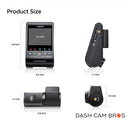 VIOFO A329S-2CH | 4K Front + 2K Rear Dash Cam w/ HDR & WiFi-6 - DashCam Bros