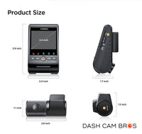 VIOFO A329S-2CH | 4K Front + 2K Rear Dash Cam w/ HDR & WiFi-6 - DashCam Bros