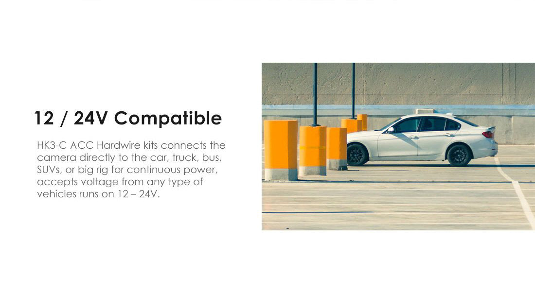VIOFO A139 HK3-C ACC Hardwire Kit | Direct-Wire for Parking Mode - DashCam Bros