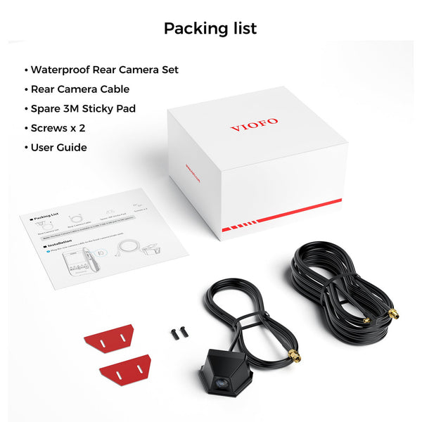 Waterproof External Rear Camera for A329S | RWC-400