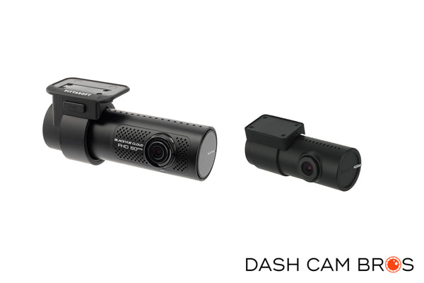 Front-Facing & Rear-Facing Cameras, Angled Rear View | DashCam Bros