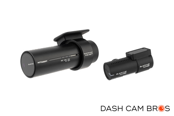 Front-Facing & Rear-Facing Cameras, Angled View | DashCam Bros