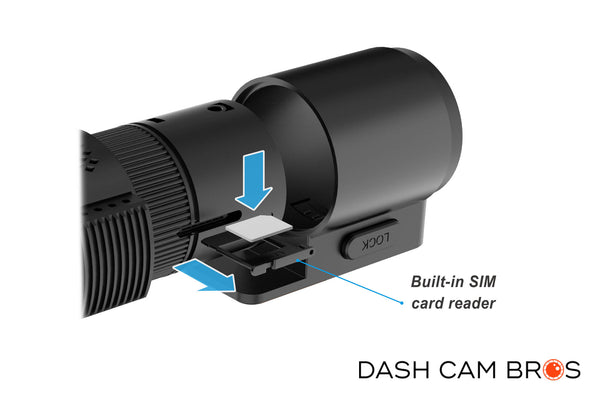 Built-In Sim Card Reader | DR750X-2CH-TRUCK-LTE-PLUS Front + External Rear Dash Cam | Dashcam Bros
