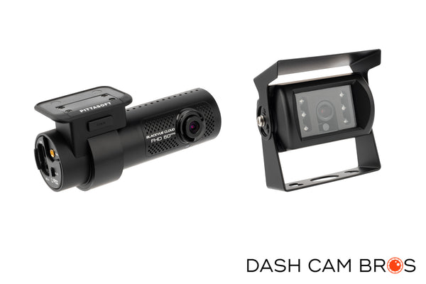 Opposite Angled View of Front and Rear-Facing Cameras | BlackVue DR750X-2CH-TRUCK-PLUS | DashCam Bros