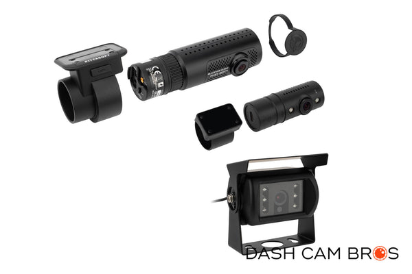 Front-Facing & Interior Facing Cameras Are Easily Removed From Mounts | DR750X-3CH-TRUCK-PLUS | DashCam Bros