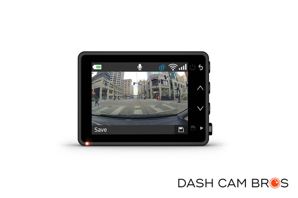 1080p Single Lens Dashcam with 140° Field of View | Display View | Garmin Dash Cam 47 | DashCam Bros