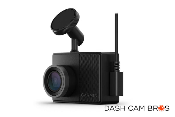 Includes Long Power Cable for Routing Up and Through Headliner, Down to USB Power Outlet | Garmin Dash Cam 57 | DashCam Bros
