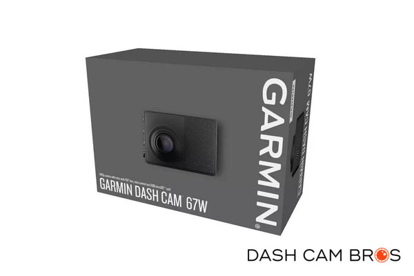 Packaging | Garmin Dash Cam 67W | DashCam Bros