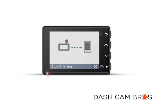 Example WiFi Connection Display | Garmin Dash Cam 67W | DashCam Bros