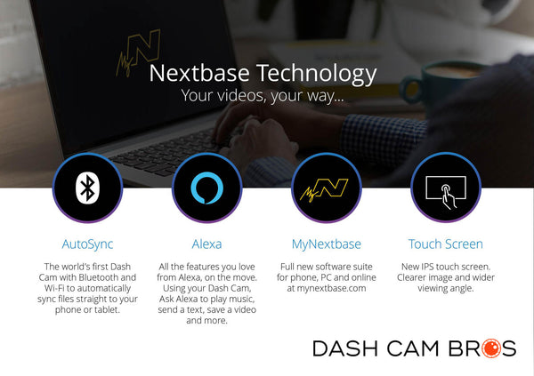 More Features | Nextbase 522GW 2K HD Touchscreen Dashcam | DashCam Bros