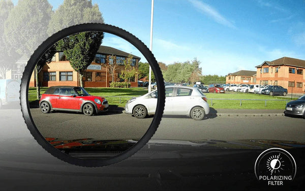 Snaps onto Front Of Camera Lens | Nextbase Series-2 Dash Cam Polarizing Filter | DashCam Bros