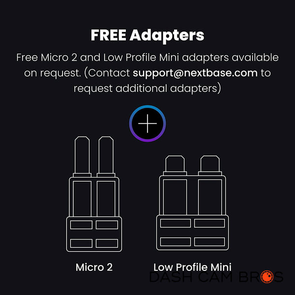 Free Adapters | Nextbase Direct-Hardwiring Kit | DashCam Bros