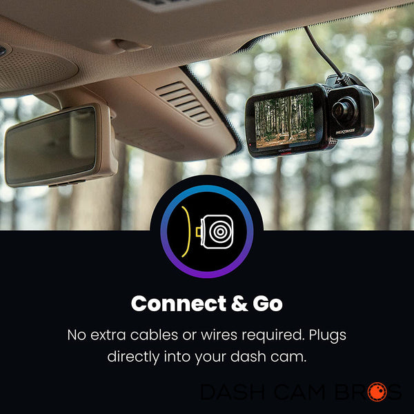 Module Cams Plug Directly Into The Main Dashcam | Nextbase Secondary Rear & Interior Camera Add-ons | DashCam Bros