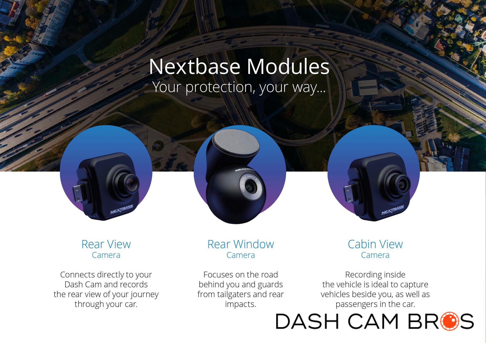 Three Different Options To Choose From  | Nextbase Secondary Rear & Interior Camera Add-ons | DashCam Bros