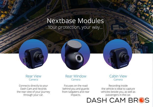 Three Different Options To Choose From  | Nextbase Secondary Rear & Interior Camera Add-ons | DashCam Bros