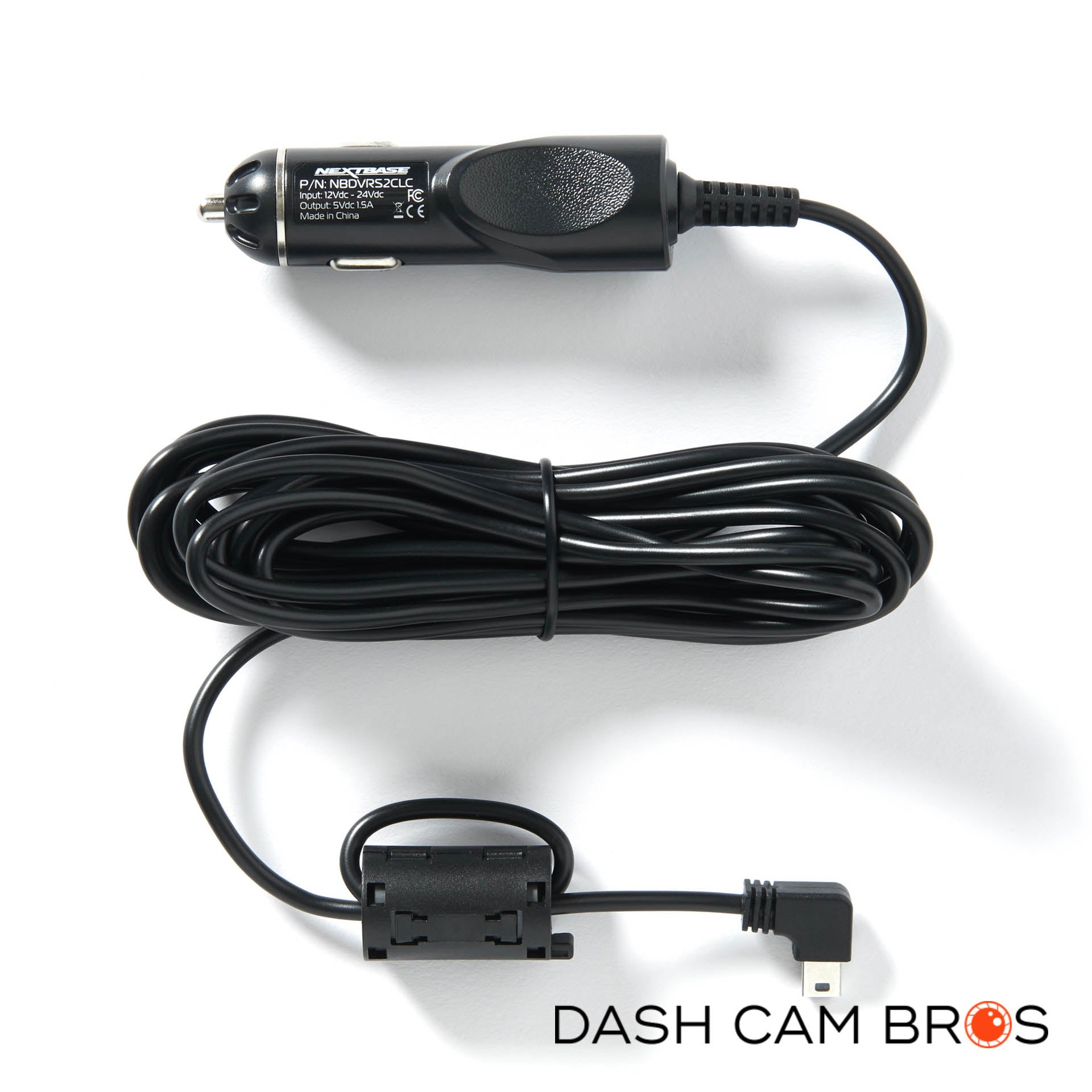 For Sale Now At DashCam Bros | Nextbase Dash Cam Vehicle Power Cord | DashCam Bros