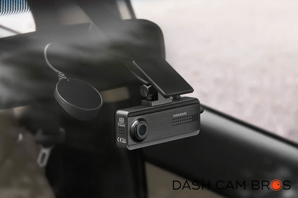 Outside view Optional GPS Antenna | Thinkware F200 Pro Single Lens Front-Facing Dash Cam | DashCam Bros