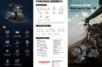 Thinkware M1 Motorcycle/ATV Dual Lens HD WiFi Dash Cam - DashCam Bros