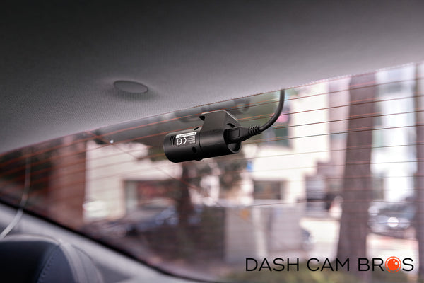 Rear Camera Interior View | Thinkware U1000 Dual Lens Dash Cam | DashCam Bros