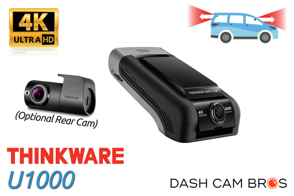 Front Camera w/ Optional Rear Camera | Thinkware U1000 Single | DashCam Bros