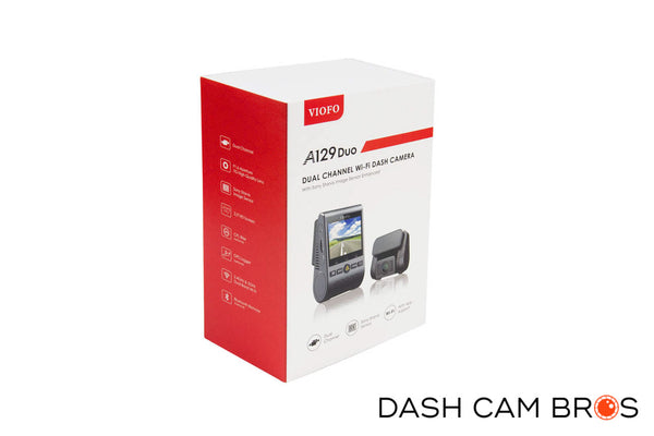 Box  | VIOFO A129 Plus Duo Front and Rear Dual Lens Dash cam | DashCam Bros