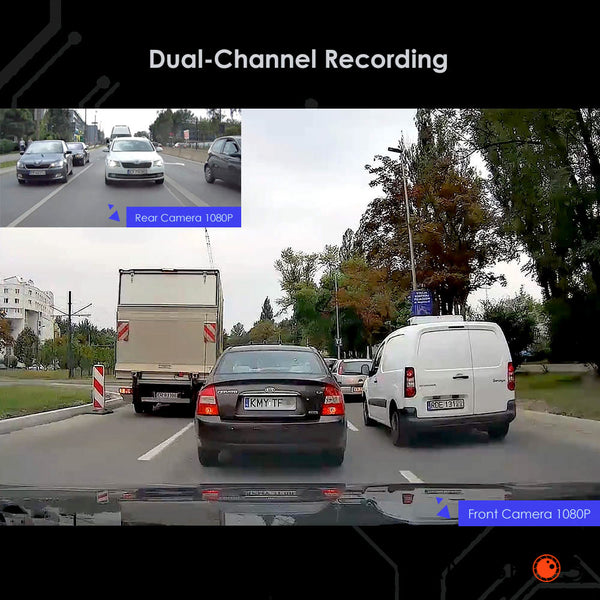 Front And Rear Video Example | VIOFO A129 Plus Duo Front and Rear Dual Lens Dash cam | DashCam Bros