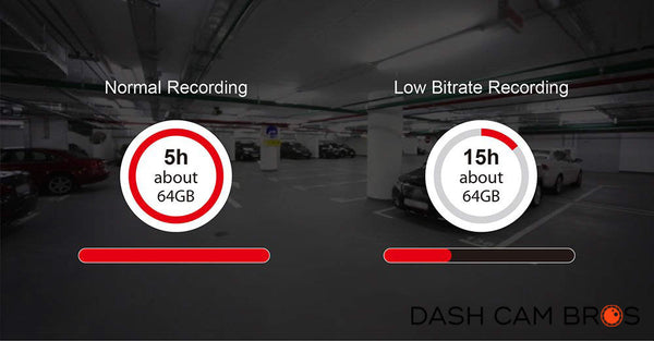 Normal Vs Low-bitrate Recording | VIOFO A129 Duo Front and Rear Dual Lens Dash cam | DashCam Bros