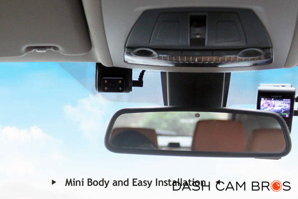 Small and Easy to Install | VIOFO A129 Plus Duo IR Front and Interior Dual Lens Dash cam | DashCam Bros