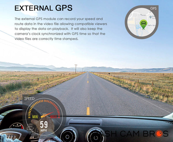 External GPS | VIOFO A129 PRO Duo 4K Front and Rear Dual Lens Dash cam | DashCam Bros