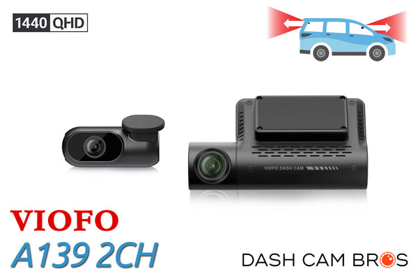 For Sale Now | VIOFO A139 2CH Dual Channel 2k Front & Rear Dash Cam | DashCam Bros