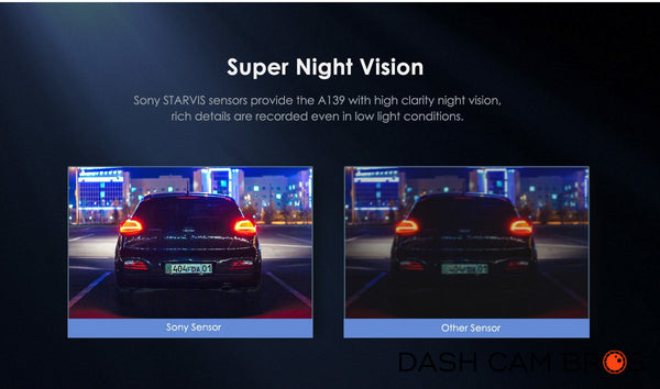 Super Night Vision | VIOFO A139 3CH Dual Channel 2k Front & Rear Dash Cam | DashCam Bros