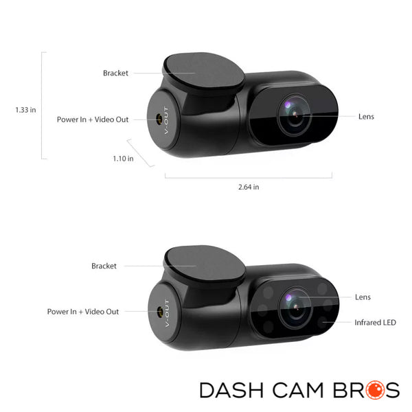Rear and Interior Dash Cameras | VIOFO A139 3CH Dual Channel 2k Front & Rear Dash Cam | DashCam Bros