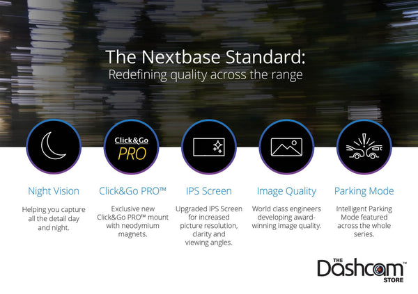 List Of Features | Nextbase 622GW 4K Touchscreen Dashcam With Amazon Alexa | DashCam Bros