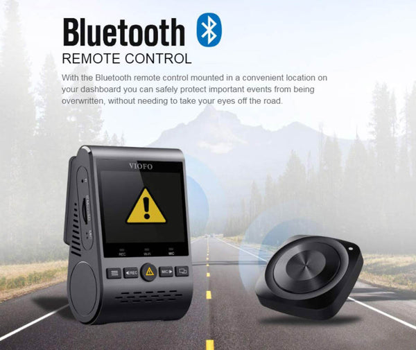 For Manual Event Recordings | VIOFO A129 & A139 Bluetooth Remote Control | DashCam Bros