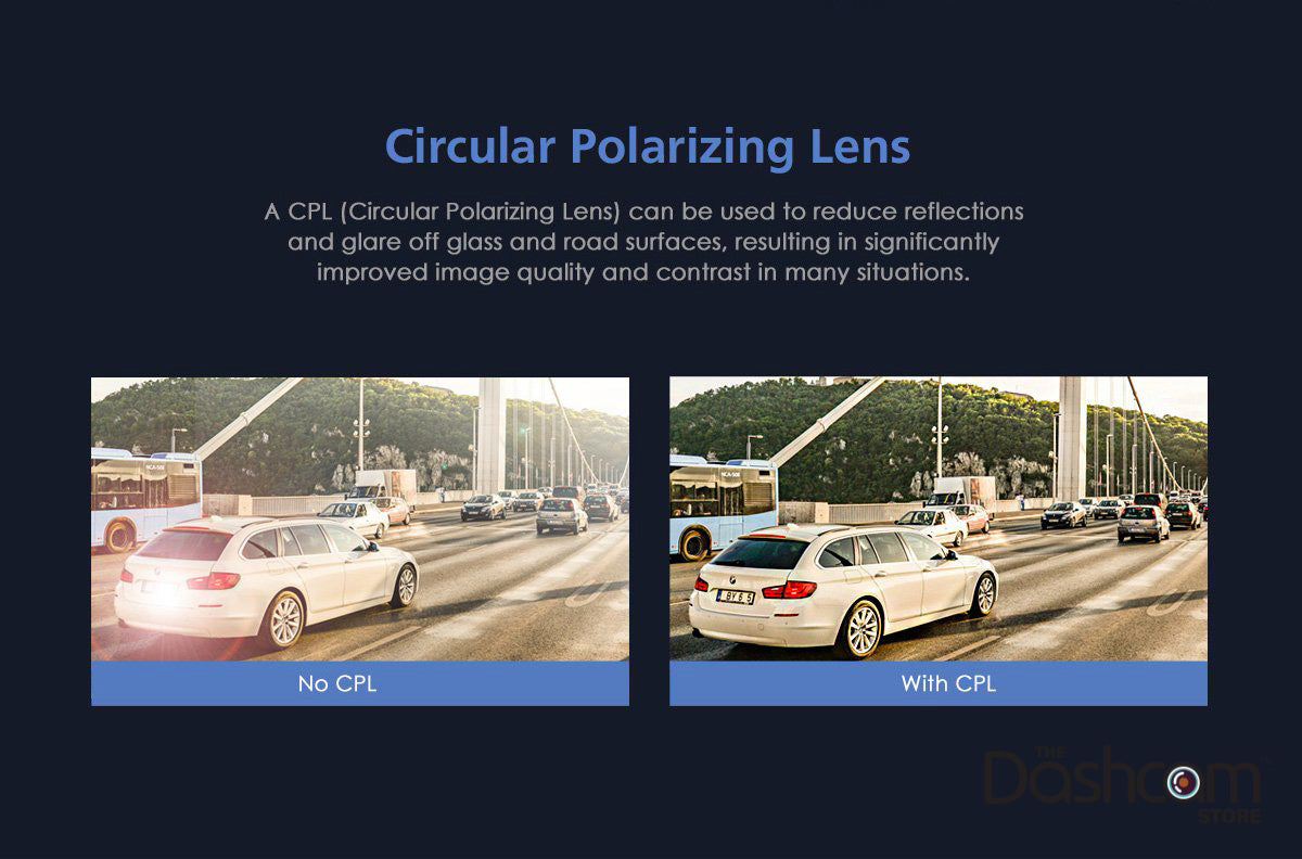 VIOFO CPL Polarizing Filter for A139 Front Dash Cameras